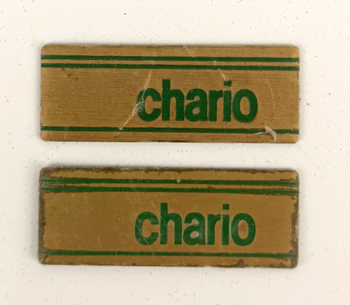 Chario coppia targhette - chario,